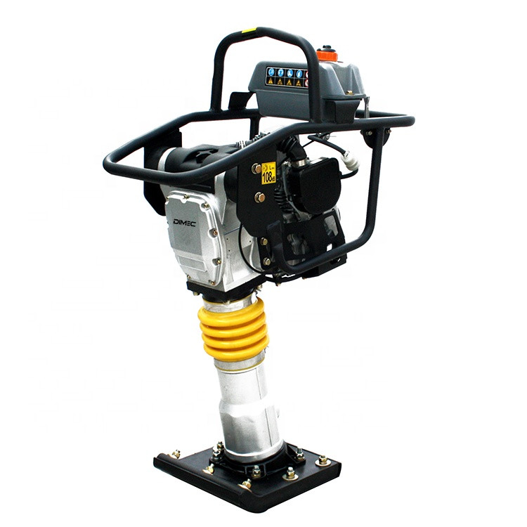 PME-RM55 55KG 13KN powerful gasoline vibratory tamping rammer jumping jack rammer machine  for Honda gx100