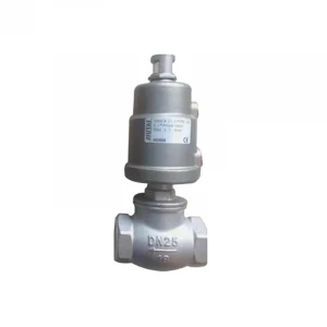 Pneumatic T Angle Seat Valve Pneumatic Angle Seat Valve With Positioner