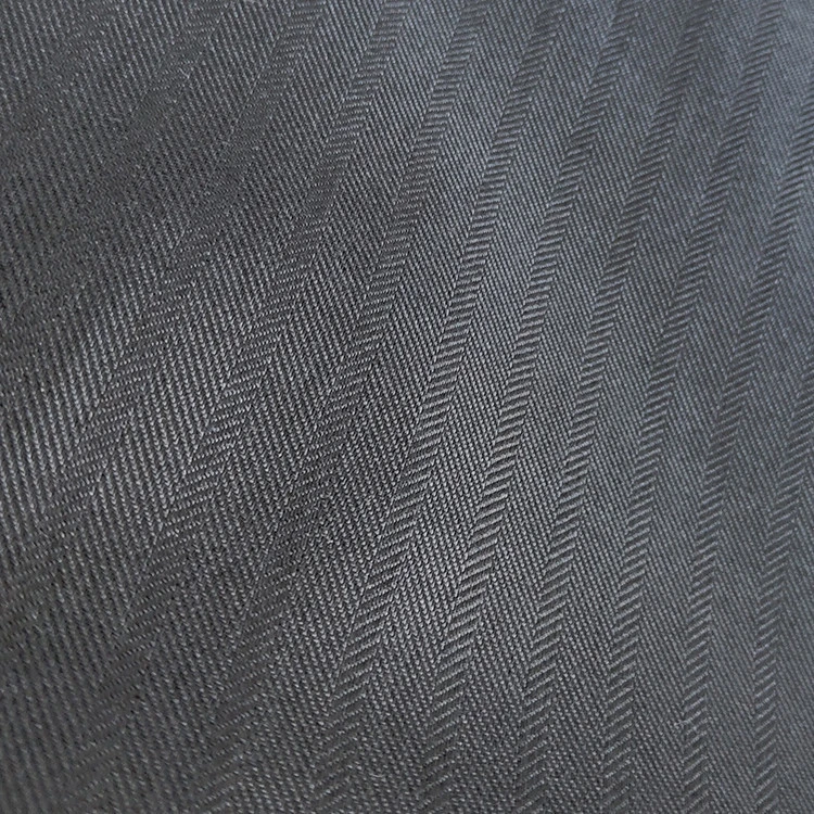 Polyester Twill Tweed Lining Herringbone Pocketing Fabric For Coat