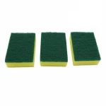 Polyurethane foam scrub abrasive scouring pad cleaning kitchen sponge for dish