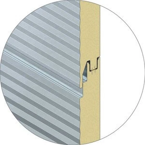 Polyurethane metal face insulation composite sandwich panel for external wall