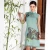 Import Popular and Fashion Chinese Clothing Dress Ladies Slim Modern Pure Silk Cheongsam from China