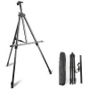 Portable Aluminum Metal Easel Stand Adjustable Floor Easels for Adults Kids Painting