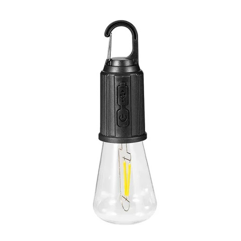 Portable Camping Light LED Camping Lamp with Hook Portable Lighting Lantern Type C Charging Waterproof for Hiking Fishing