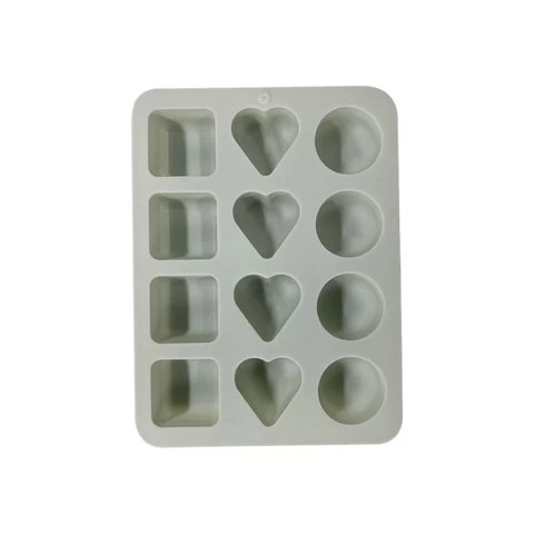 portable ice ball maker Silicone OEM Custom Whiskey puck mold cavity reusable Square silicone ice cube tray with lid