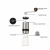 Import Portable mini hand crank coffee bean grinder with outer dial scale 1 to 6 gear homemade give away creative gifts manual mill from China