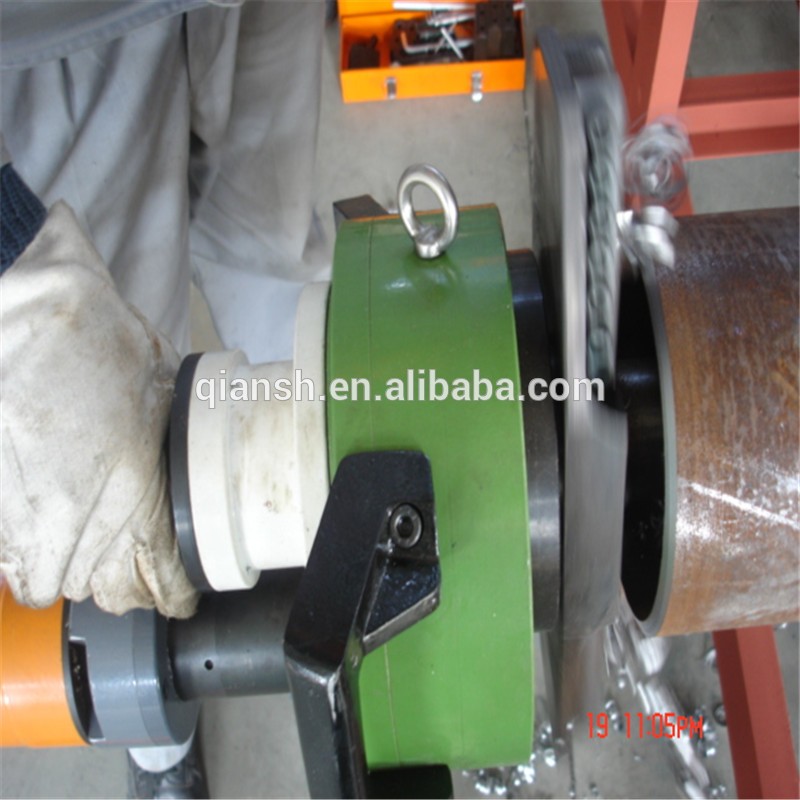 PORTABLE PIPE BEVELING MACHINE