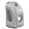 Portable PVC Soft Cushion Flocking Neck Head Rest Inflatable Airplane Travel Pillow