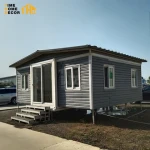 Prefabricated Mini House Light Steel Villa Outdoor Cabin House Resort Hotel Tiny Homes