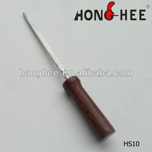 Premium Honing Steel Knife Sharpening Rod With Wooden Handle