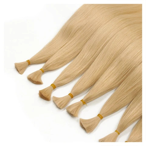 Premium quality cut from one donor 100% cuticle aligned raw hair wholesale vendor bulk hair