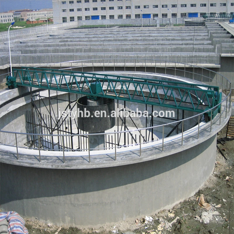 primary wastewater circular mechanical clarifier sludge scrapers for municipal wastewater treatment