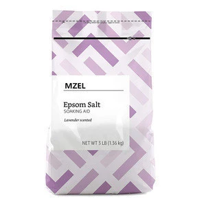 Private Label Epsom Salt Bath Soaking Aid, Lavender Scented, 3 Pound