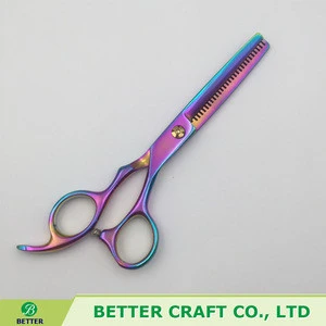 Professional Barber multi colored hair scissors Barbershop Styling Tools