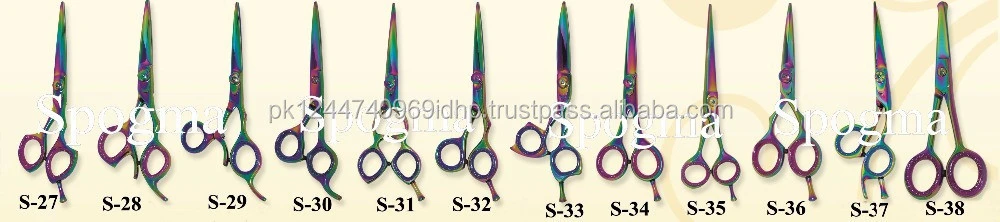 Professional Thinning Scissors 3Rings Razor Edged Hair Cutting scissors high quality Polished sharp
