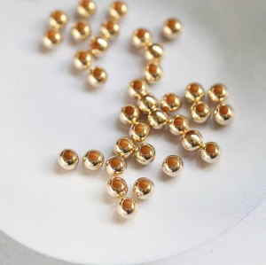 Professional Wholesale 14K Gold Filled Positioning Beads For Professional Jewelry Making
