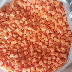 Promotional Frozen Vegetables Frozen Carrot Slice Carrot Dices For Cooking