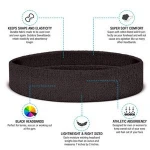 Promotional Gift Embroidered Logo Towel Headband Basketball Athletic Headband Sweatband