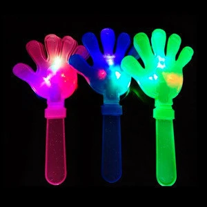 Promotional Led Flashing hand clapper with light noise makers SL003