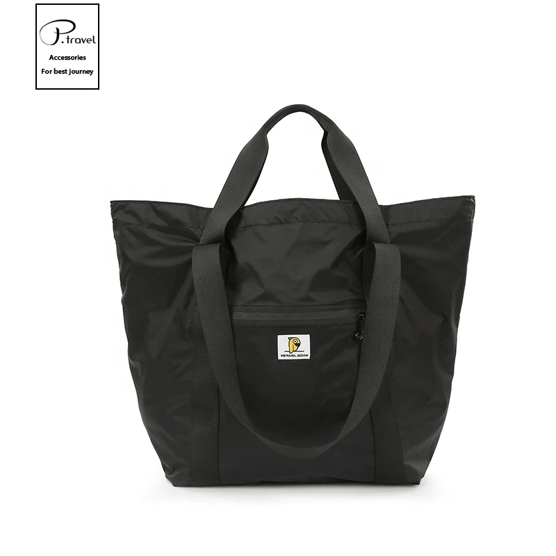 P.travelwholesale new design outdoor nylon waterproof foldable sport gym  duffel traveling bag for men