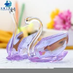 Pujiang Factory Wedding Favors Souvenir Crystal Swan for Guests
