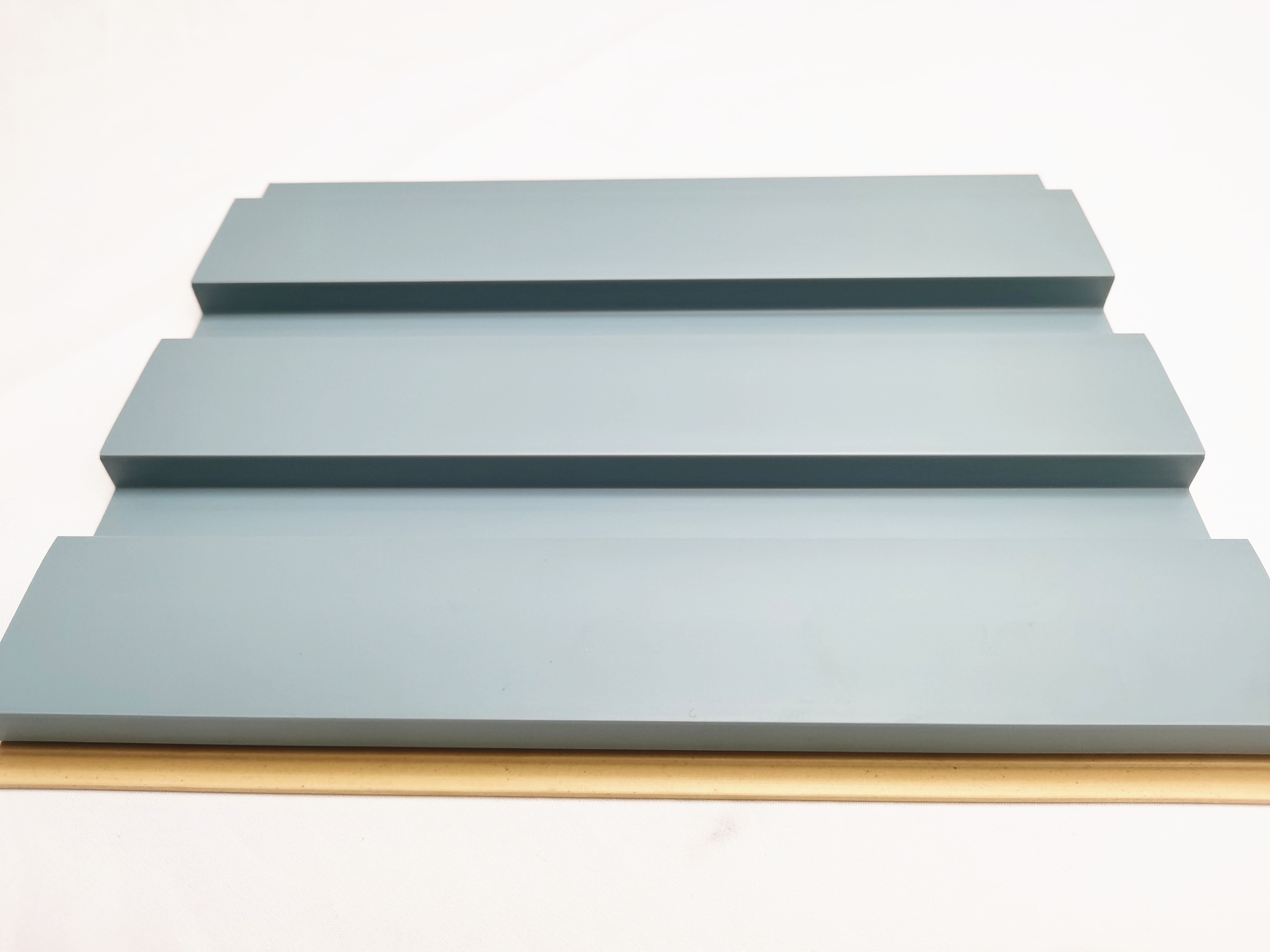 Buy Pure Blue Color Interior Pvc Decoration Wall Paneling Wpc 3d Great ...