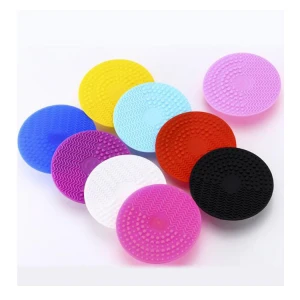 Pure Silicone Makeup Brush Cleaning Pad, Cleaning Pad with Suction, Brush Cleaner Silicone Pad