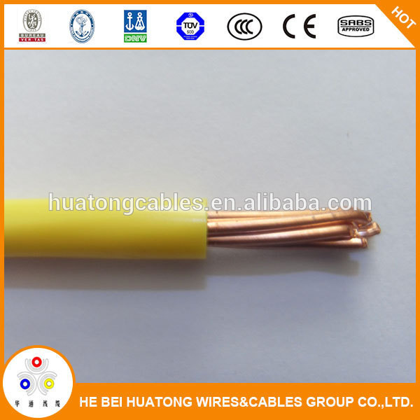 PVC insulated copper wire size tw thw thhn AWG electric wire company cable &amp; wire price