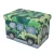 Import PVC printing  foldable ottoman storage cube folding organizer ottoman toy box for children from China