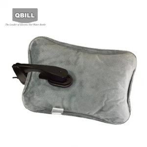QBILL Electric PVC and Flannelette Hand warmer, Pillow shape Fashion design New generation electric hot water bottle