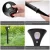 Import Quality Assurance ABS Outdoor Waterproof Decorative Bollard Path Lamp Lawn Solar Garden Lights 0.5W from China