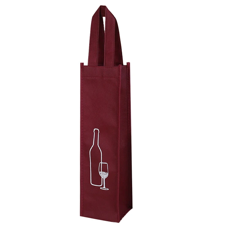 Quality Guaranteed Reusable Bottle Wine Non Woven Bag with logo