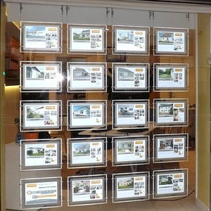 Real Estate Agent Display Led Advertising Window Display
