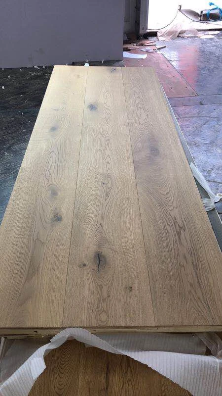 reclaimed look oak solid timber flooring