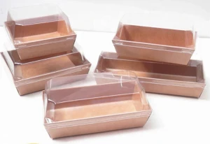 Recyclable Kraft Paper Fast Food Tray Sandwich Box Salad Packaging Container