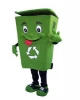 Recycle Trash Can Mascot Waste Ash Bin Costume Adult Halloween Costume Fancy Suit