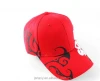 Red 100 Cotton Twill Embroidery Letter Logo Printed Baseball Cap With Bottle Opener