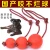 Import Red Round Solid Rubber Ball With Rope Rubber Bouncy Pet Dog Chew Balls Toys Dog Training Ball from China
