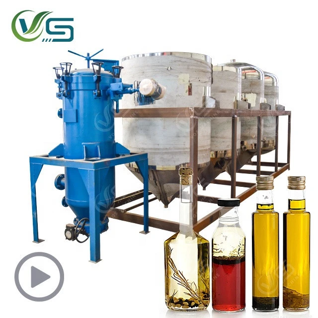 refinery oil/used cooking oil refinery/palm oil refinery machine