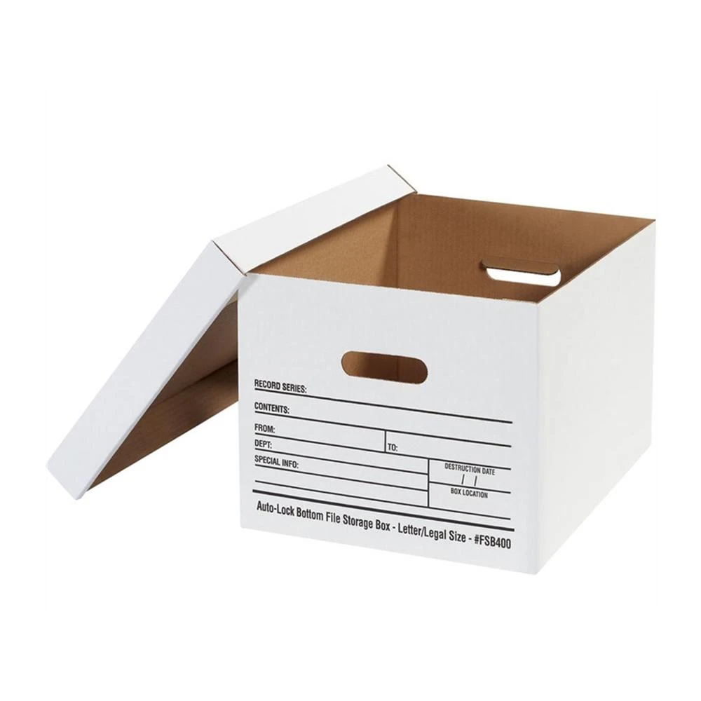 Regular Slotted Container Box Packaging Cardboard Storage Boxes Paper Banker Box Recyclable 3000 Pcs Accept Sample Environmental