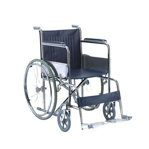 Rehabilitation Therapy Supplies OEM Acceptable Portable Economic Wheel Chair