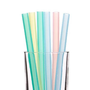Reusable Baby Silicone Straw Drinking Straw Accessories for Children with Large Diameter Thick Straw
