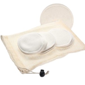 Reusable Make Up Remover Pads Round Multi-Layer Cotton Bamboo Pad