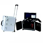 Rolling Lockable Makeup Train Case Hairdressing Trolley Stylist Beauty Salon Cosmetic Luggage Travel Organizer Tool Box Hair