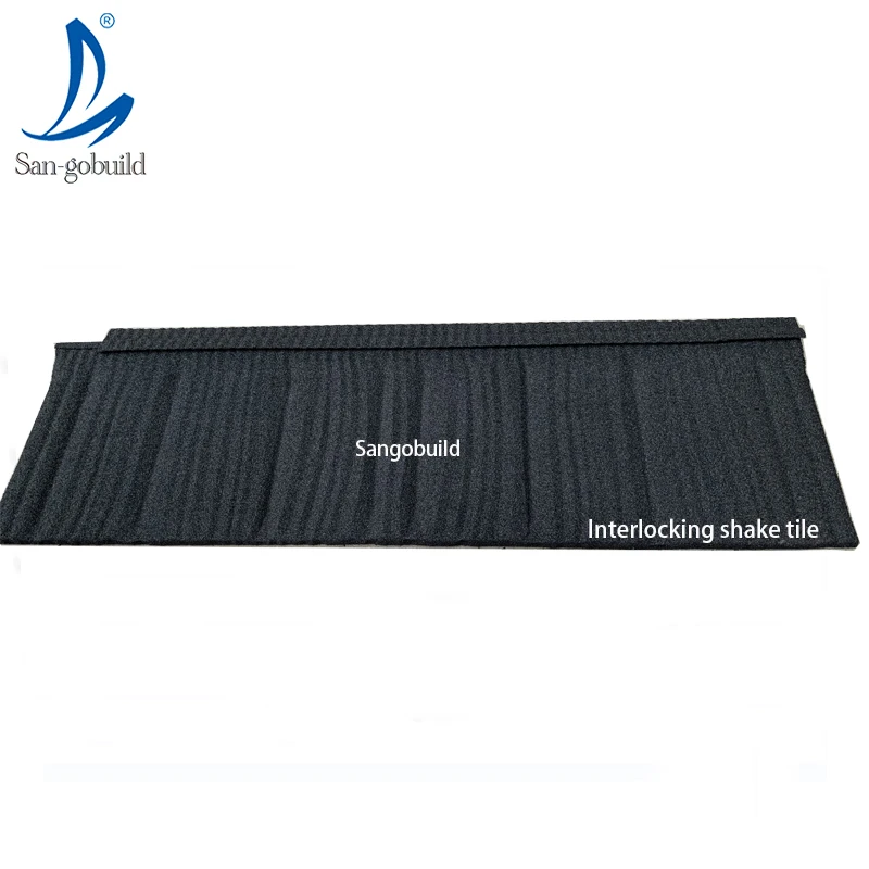 Roofing materials flat types building roof panel 0.55mm grey aluminum interlocking roof sheets