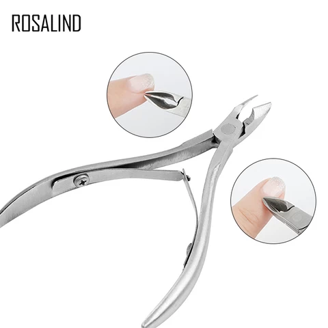Rosalind high quality wholesale stainless steel nail care tool cuticle clipper durable nail cuticle cutter nipper for nail salon