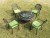 Import Round Bronze Outdoor Patio Garden Furniture Cast Aluminum Metal Fire Pit Table Set with Cover from China