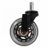 Rounya 2.5&quot; office chair caster with PU rollerblade 3&quot; office chair caster wheels stem 11x22