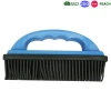 rubber material floor cleaning brush, hand style rubber brush car wash brush