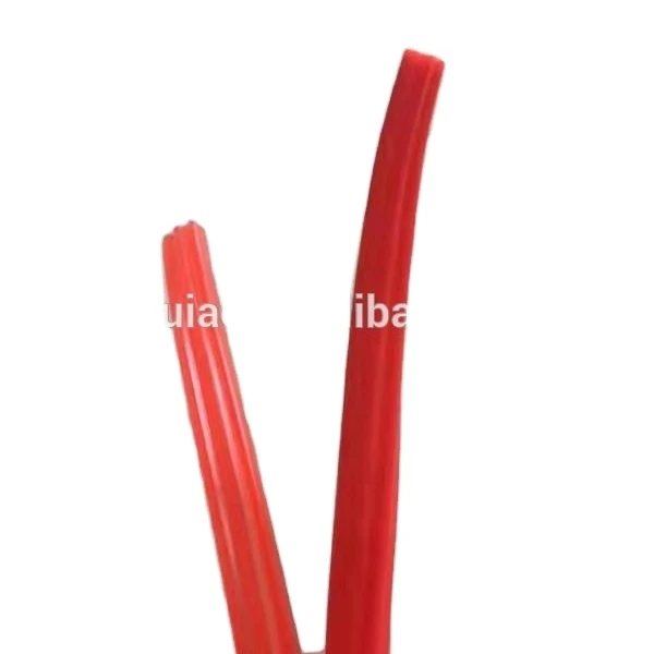 Rubber Material Red Color C2 Wiper Lips rubber strip For Steel Telescopic Cover